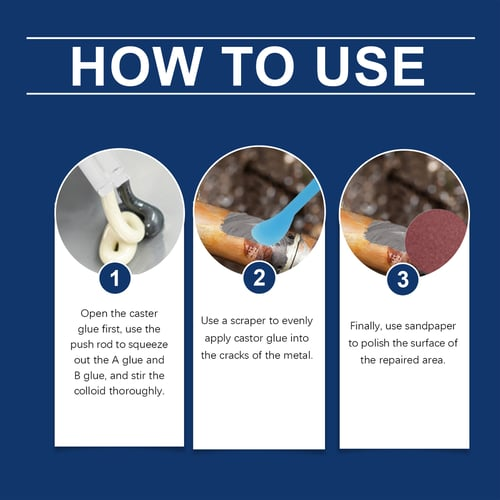 🔥LAST DAY 49% OFF - Casting Repair Glue✨(Industrial-Strength, Non-Toxic, Bonding for Metal)